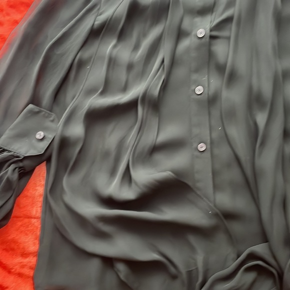 Alexander Berardi New York women hand crafted silk blouse button down shirt - Picture 5 of 8